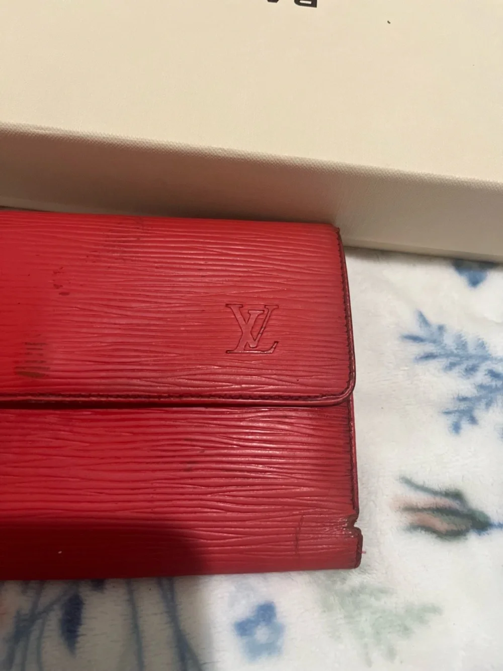 Louis Vuitton Red Epi Leather Wallet - Picture 12 of 12